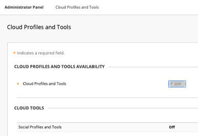Cloud Profiles and Tools