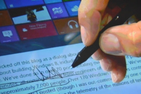 Example of Surface Pro 4 Pen features on screen